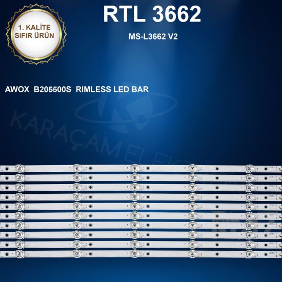 AWOX B205500S RIMLESS LED BAR, MS-L3662 V2, 2019-10-10, LA021, 035-550-3030-1X