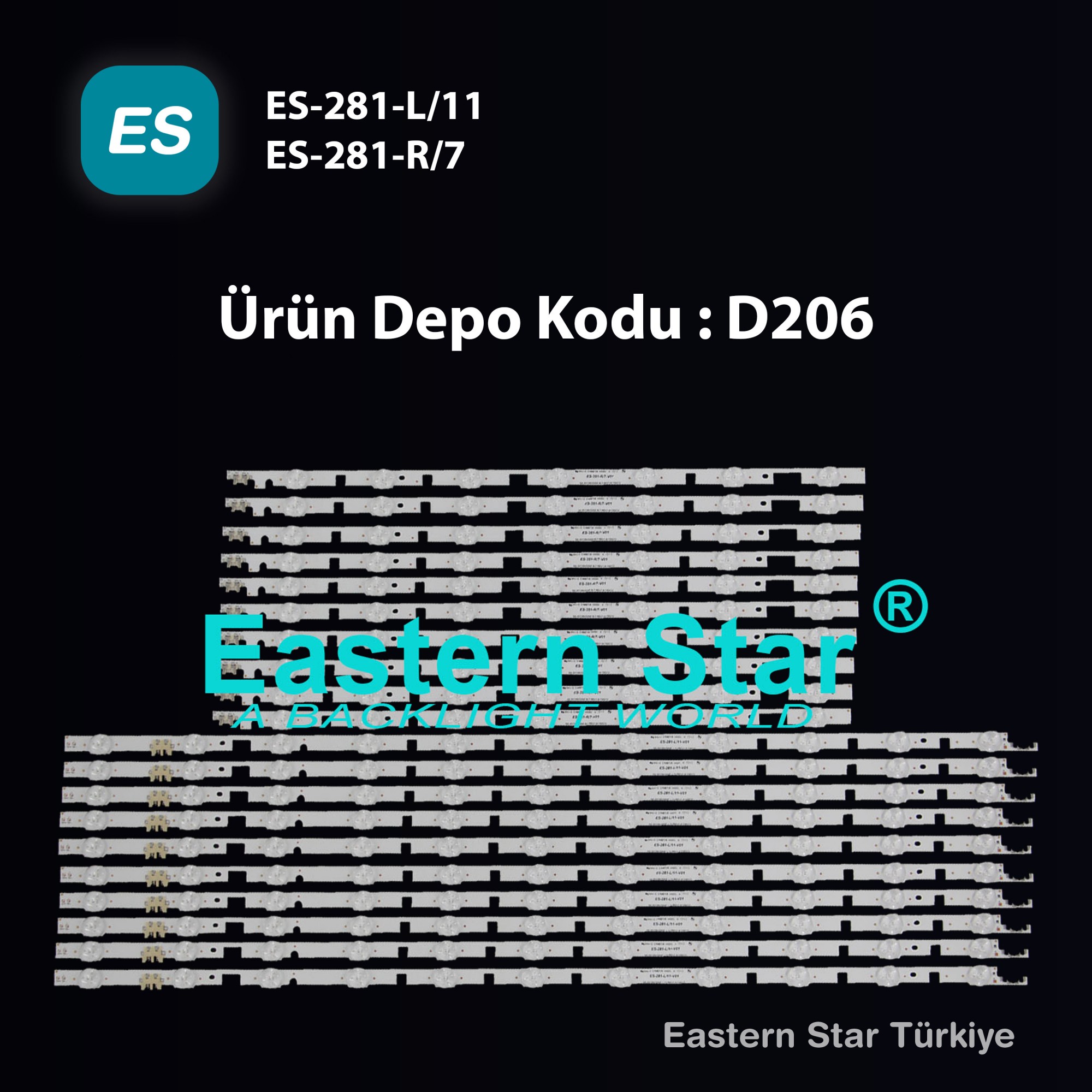 ES-281, SAMSUNG, UE55F6100, UE55F6170, UE55F6470, UE55F6510, UE55F6640, UE55F6650, UE55F6800, D2GE-550SCA-R3, D2GE-550SCB-R3, TV LED BAR