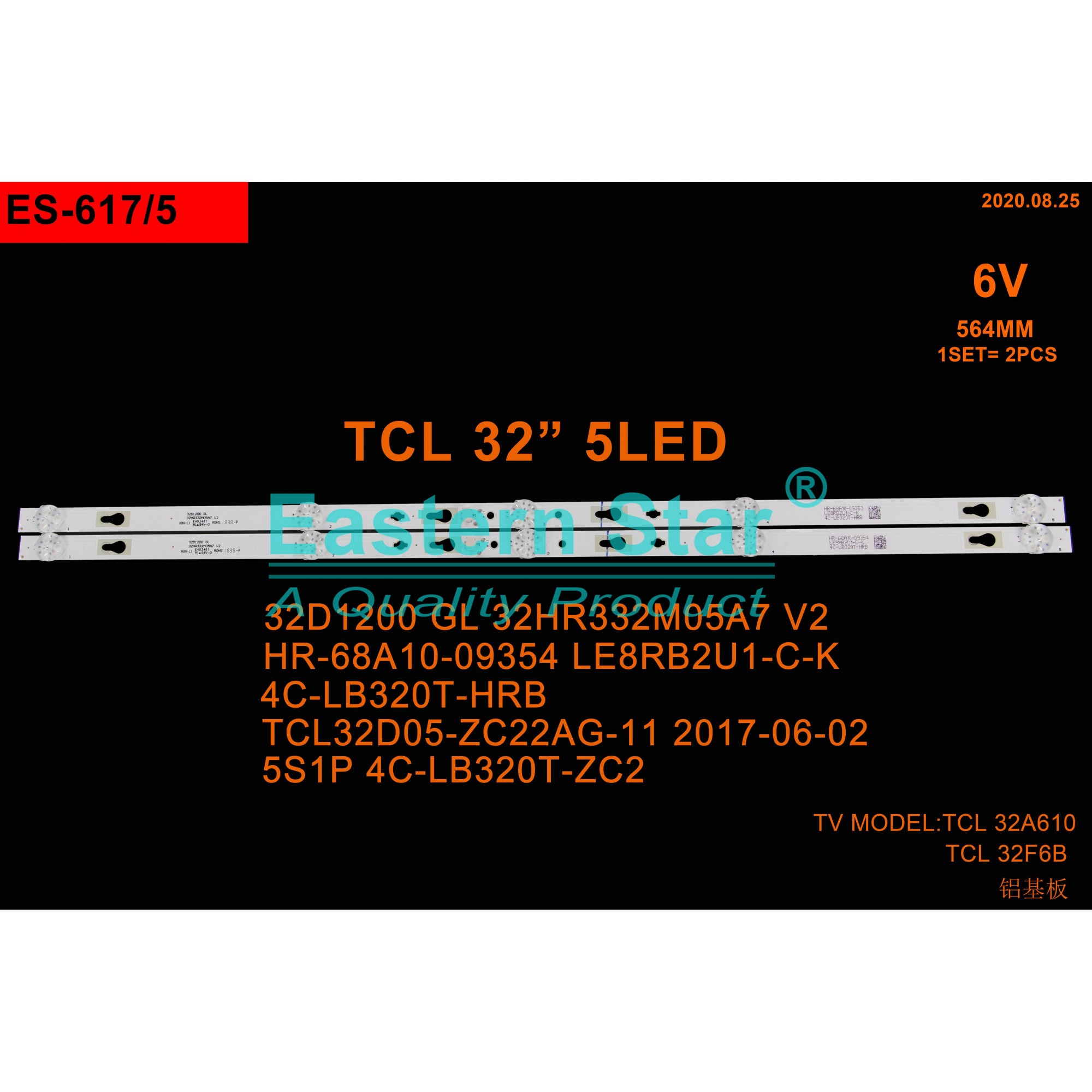 ES-617, Tcl 32A610, AWOX KPA3290 LED BAR, TCL32D05-ZC22AG-19 , LED BAR , AWOX, AWOX KPA3290 LED BAR